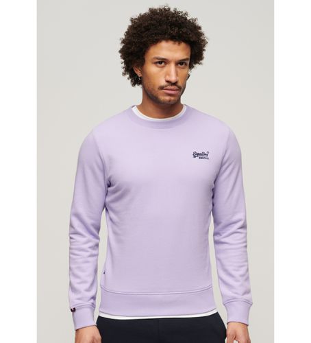 M2013662A Sweatshirt avec col ras du cou et logo Essential (XXL), Casuel, Violet, Coton, Manche longue - Superdry - Modalova