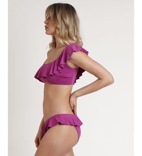 Bikini à volants asymétriques lilas (S), Violet, Beachwear, Polyamide - Admas - Modalova