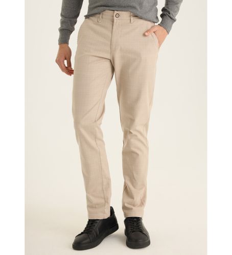 Pantalon chino slim - Taille moyenne avec motif à carreaux (28), Casuel, Coton, Classique - Bendorff - Modalova