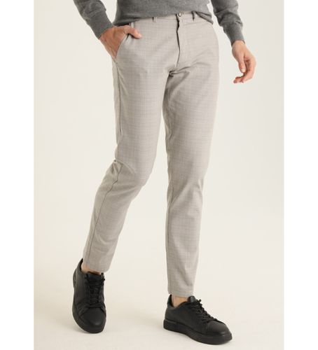 Pantalon chino slim - Taille moyenne avec motif à carreaux (28), Casuel, Coton, Classique - Bendorff - Modalova