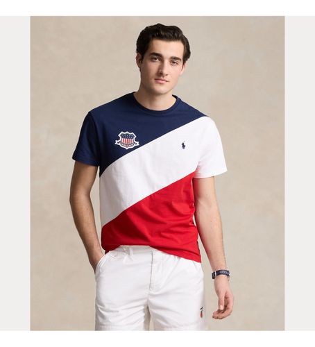T-shirt USA Classic Fit , blanc, (S), Casuel, Coton, Manche courte - Polo Ralph Lauren - Modalova