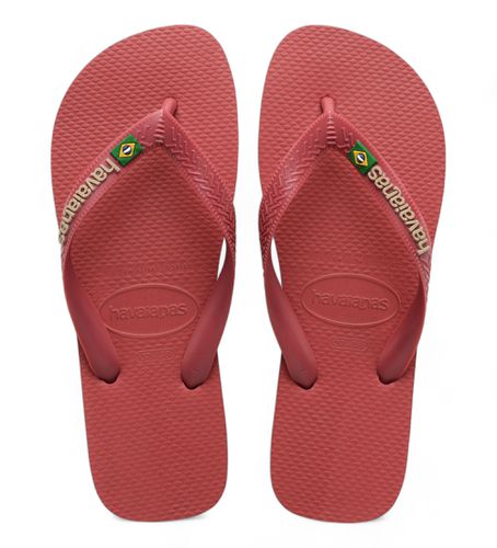 Unisex. 4110850.5190 Tongs Brésil Logo (37/38), Plat, Aucun, Casuel, Beachwear - Havaianas - Modalova