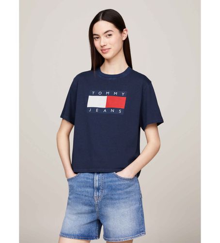 DW0DW18629 T-shirt ample avec logo (M), Casuel, Coton, Manche courte - Tommy Jeans - Modalova