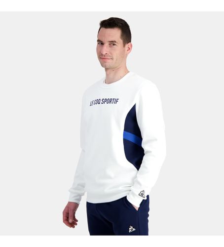 Sweatshirt Saison 1 blanc (S), Casuel, Coton, Multisport - Le Coq Sportif - Modalova