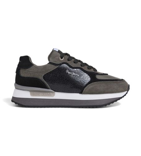 PLS60024 Rusper Stars Leather Sneakers (36), Cuir, Noir, 3 à 5 cm, Lacets, Casuel - Pepe Jeans - Modalova