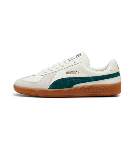 Army Trainer Leather Sneakers (42), Cuir, Blanc, Plat, Lacets, Casuel - Puma - Modalova