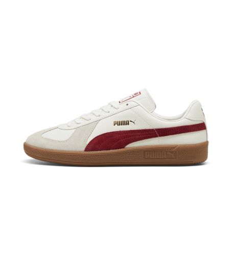 Army Trainer Leather Sneakers (41), Cuir, Blanc, Plat, Lacets, Casuel - Puma - Modalova