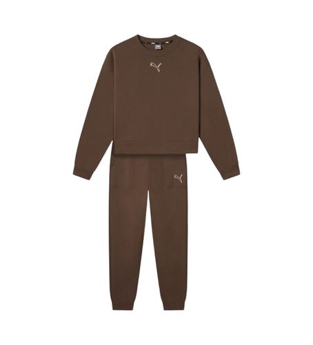 Survêtement Loungewear marron (XS), Homewear, Coton, Manche longue - Puma - Modalova