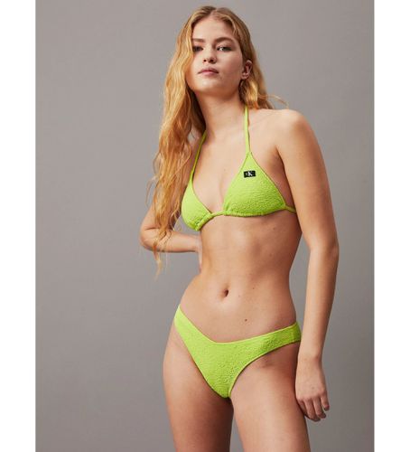 KW0KW02394 Top de bikini triangle citron (M), Jaune, Beachwear, Polyamide - Calvin Klein - Modalova