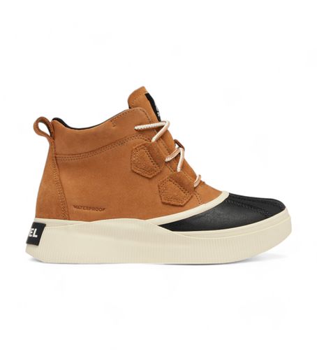 Out N About IV Leather Sneakers brown (36), Cuir, Marron, Plat, 1 à 3 cm, Lacets, Casuel - Sorel - Modalova