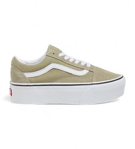 Unisex. VN0009PZOLV1 Baskets Old Skool Stackform en cuir (39), 3 à 5 cm, Casuel - Vans - Modalova