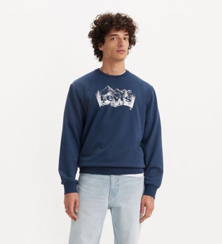 Sweatshirt Standard Fit Graphic (M), Casuel, Coton, Marine - Levi's - Modalova