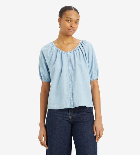 A8683-0018 Blouse Leanne Lightweight (M), Bleu, Casuel, Coton, Manche courte - Levi's - Modalova