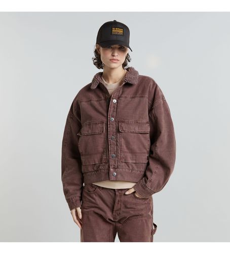 D25340-D491-G824 Veste Drifter Sherpa marron (XS), Casuel, Le coton biologique, Durable - G-Star - Modalova