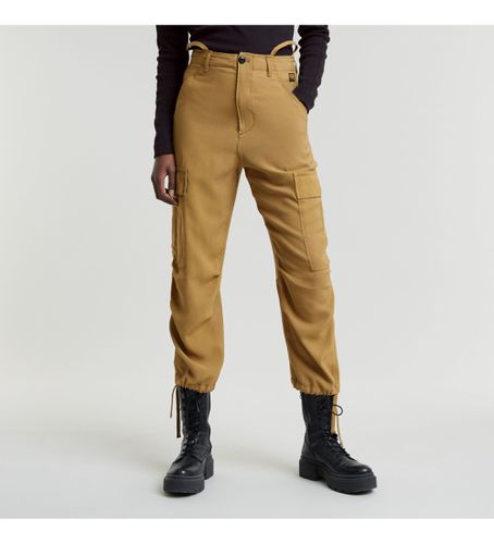 D25251-D714-1395 Pantalon cargo croisé à cordon de serrage marron (25), Casuel, Viscose - G-Star - Modalova