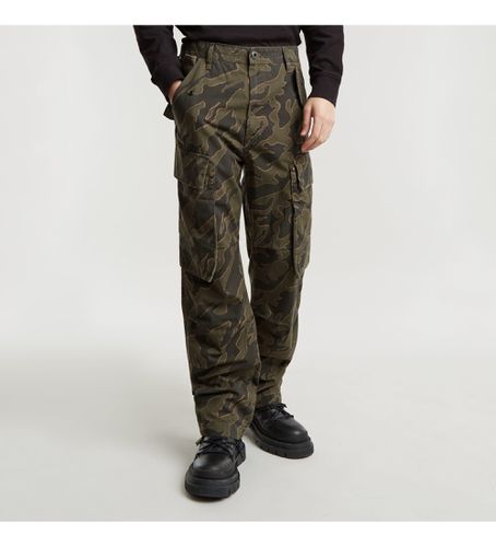 D25224-D386-G739 R-3N Pantalon cargo droit et régulier (28/30), Casuel, Vert, Camouflage, Coton - G-Star - Modalova