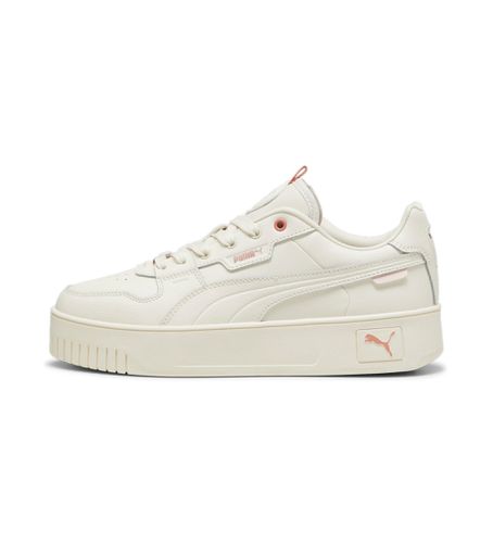 Carina Street Lux Leather Sneakers (35.5), Cuir, Blanc, Plat, Lacets, Casuel - Puma - Modalova