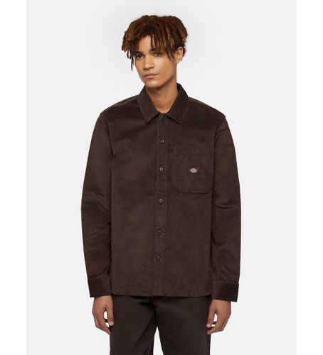 DK0A86520CB1 Chemise en velours côtelé marron (S), Casuel, Coton, Manche longue - Dickies - Modalova