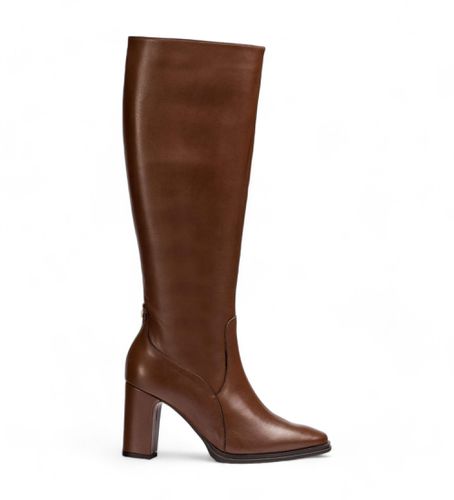 M-5140 Bottes en cuir Garda marron (37), 5 à 8 cm, Fermeture éclair, Casuel - Wonders - Modalova