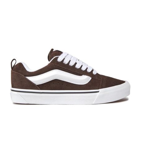 Unisex. VN0009QCNWH1 Baskets Knu Skool en cuir marron (36), Plat, Lacets, Casuel - Vans - Modalova