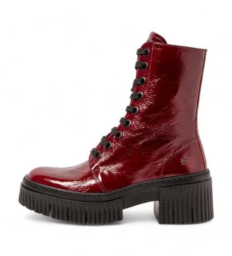 Bottes en cuir 1375 York burgundy (36), Plat, 1 à 3 cm, Fermeture éclair, Casuel - Art - Modalova