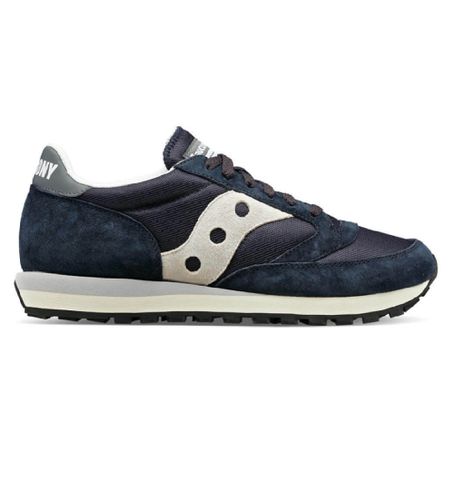 S70539-67 BasketsJazz 81 (40), Plat, Cuir, Lacets, Casuel, Marine - Saucony - Modalova