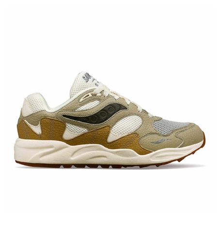 S70799-1 Trainers Grid Shadow 2 (41), Plat, Lacets, Casuel, Vert, Polyester recyclé - Saucony - Modalova