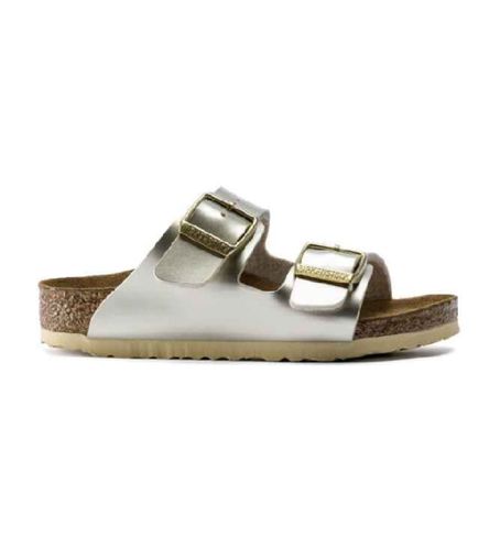 Arizona Kids Birko-Flor Sandals (35), Argenté, Plat, Aucun, Casuel, Polyester recyclé - Birkenstock - Modalova