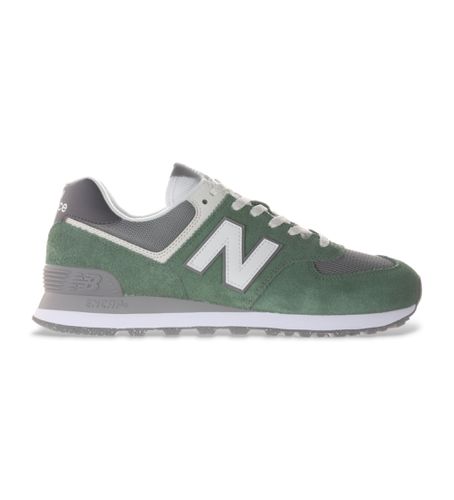 Unisex. U574V2 Baskets en cuir 574 vertes (44), Plat, Lacets, Casuel - New Balance - Modalova