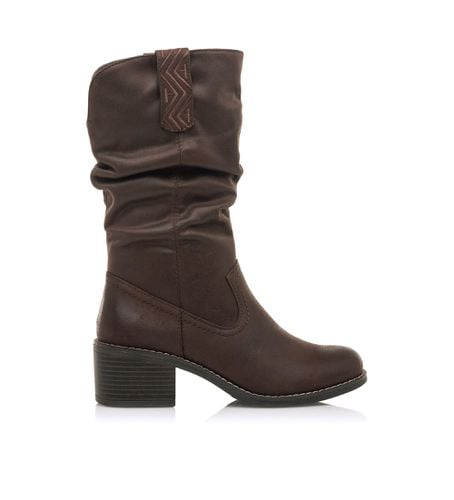 Bottes Persea marron (36), Tissu, 5 à 8 cm, Fermeture éclair, Casuel - Mustang - Modalova