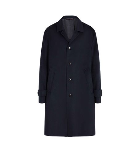 MW0MW37395 Manteau en laine Dc Splittable (S), Casuel, Marine - Tommy Hilfiger - Modalova