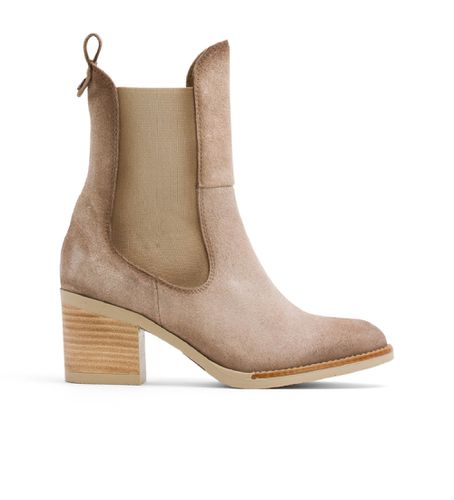 Bottines en cuir avec élastique Jana (36), 5 à 8 cm, Aucun, Casuel - Porronet - Modalova