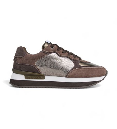 PLS60024 Baskets en cuir marron Rusper Stars (36), Plat, Lacets, Casuel - Pepe Jeans - Modalova