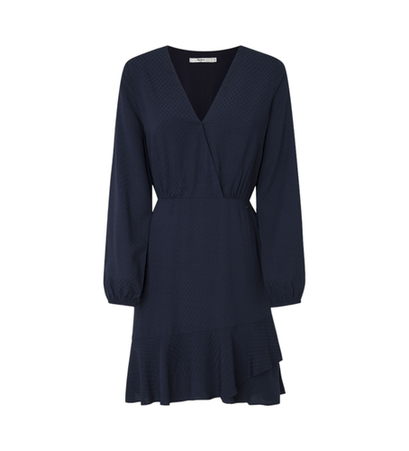 PL953610 Robe Kendall (XS), Blanc, Casuel, Viscose, Manche longue, Nu - Pepe Jeans - Modalova