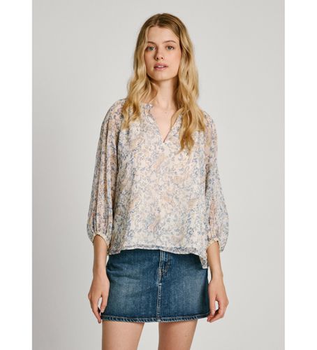 PL304872 Chemisier Martina écru (XS), Casuel, Polyester, Manche longue - Pepe Jeans - Modalova