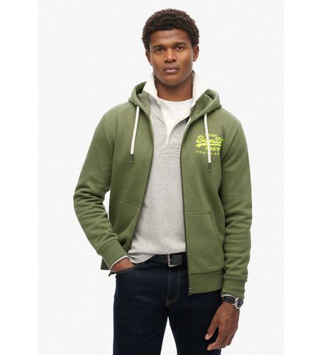 M2013717A Sweatshirt Neon Vl Graphic (XXL), Casuel, Vert, Coton, Durable - Superdry - Modalova