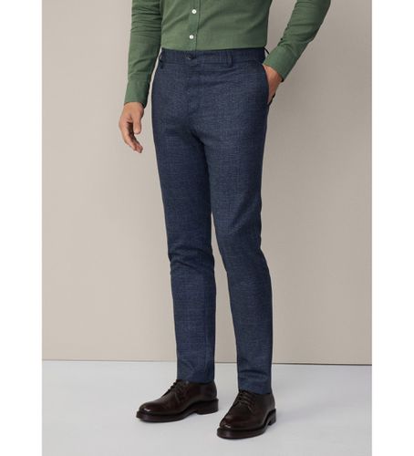 HM212625 Pantalon à carreaux Pow (30/34), Casuel, Coton, Marine - Hackett London - Modalova