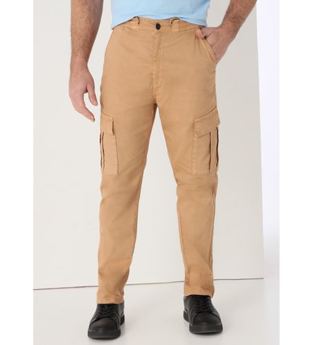 Pantalon cargo en satin avec ceinture élastique (28), Casuel, Coton - Six Valves - Modalova