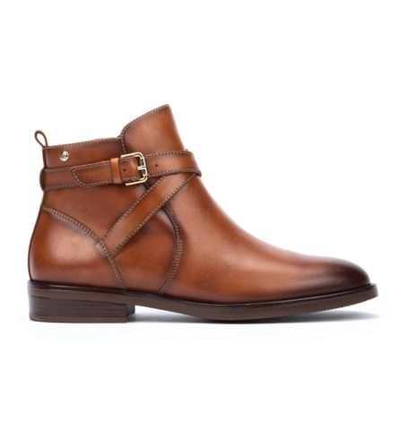 W3C-8869 Bottines en cuir Puertollano marron (36), Plat, 1 à 3 cm, Fermeture éclair, Casuel - Pikolinos - Modalova