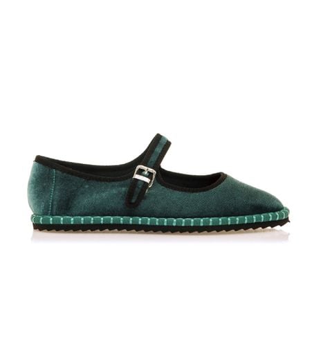 Flo Shoes (36), Tissu, Plat, Boucle, Casuel, Vert - MTNG - Modalova