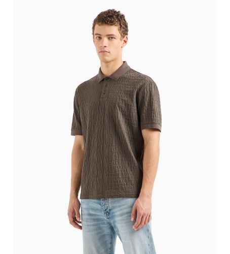 DZFHLZJ2ZZ1897 Polo ordinaire marron (XL), Casuel, Coton, Manche courte - Armani Exchange - Modalova