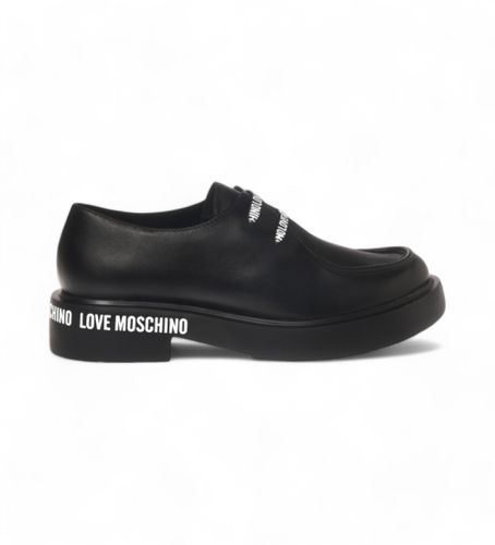 JA10414G0LIA0000 City40 Mocassins en cuir (36), 1 à 3 cm, Lacets, Casuel - Love Moschino - Modalova