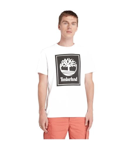 TB0A5WQQP541 Stack Logo Short Sleeve Tee / (S), Casuel, Coton, Manche courte - Timberland - Modalova