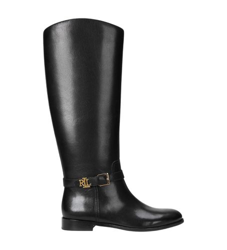 Brooke Leather Boots (36), Cuir, Plat, 1 à 3 cm, Fermeture éclair, Casuel - Polo Ralph Lauren - Modalova