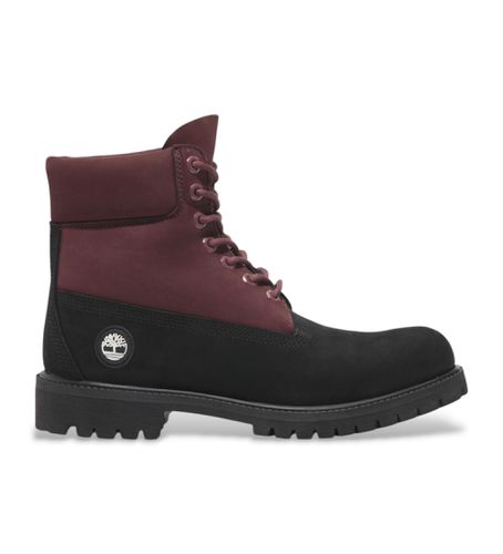 TB0A2P6WEJE1 Bottes en cuir de qualité supérieure de 6 pouces avec lacets (41 W), Plat, Casuel, Grenat, Du - Timberland - Modalova