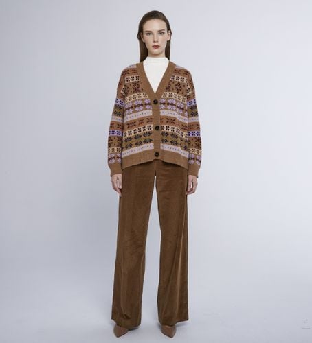 Cardigan Eccelso marron (S), Casuel, Multicolore, Acrylique - Weekend Max Mara - Modalova