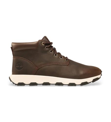 TB0A5YTW9311 Baskets Winsor Park Mid Lace Up en cuir marron (40), Plat, Lacets, Casuel - Timberland - Modalova