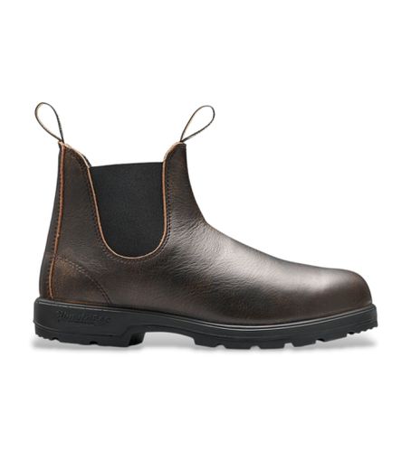 Bottines en cuir 2440 marron (41), Plat, 1 à 3 cm, Aucun, Casuel - Blundstone - Modalova