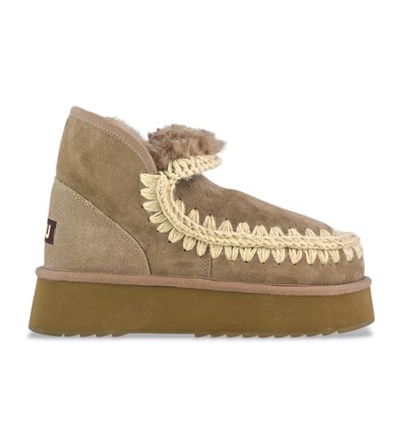 MU.FW681000A Bottines en cuir Mini Eskimo Platform marron (36), 8 à 10 cm, Aucun, Casuel, Gris, Taupe - Mou - Modalova