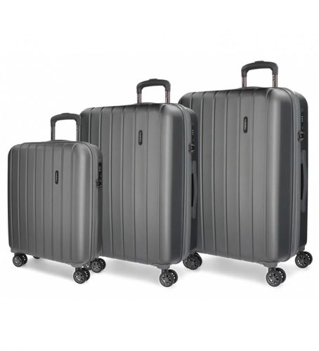 Unisex. 5319462 Luggage Set Bois 55-65-75cm rigide (OSFA), Gris, ABS/Polycarbonate - Movom - Modalova